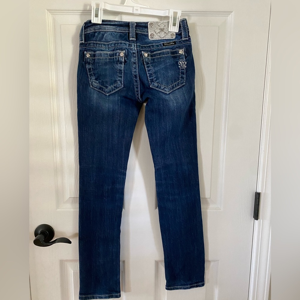 Girls Miss Me skinny jeans pants size 8